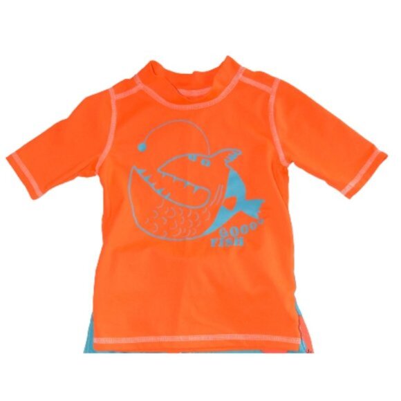 Childerns Place Gooo Fish Rash Guard 9-12M - Picture 1 of 3